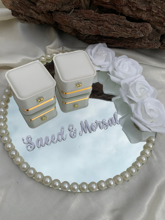 Floral ring tray