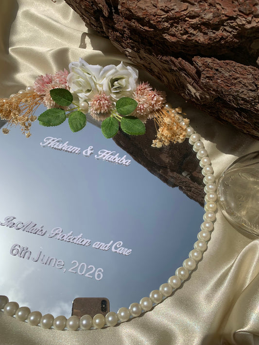 Floral mirror