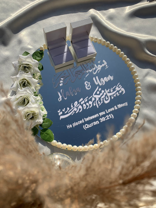 Floral ring tray