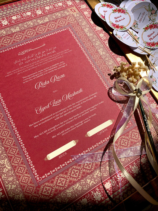 Maroon Majesty Nikkahnama