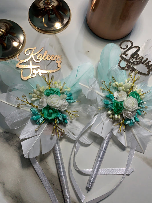 Floral nikkah pen