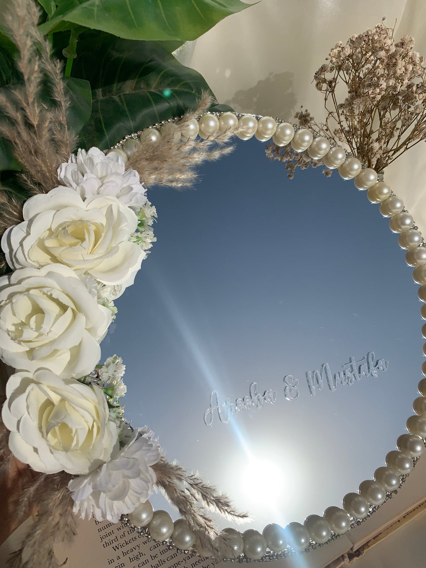 Floral mirror