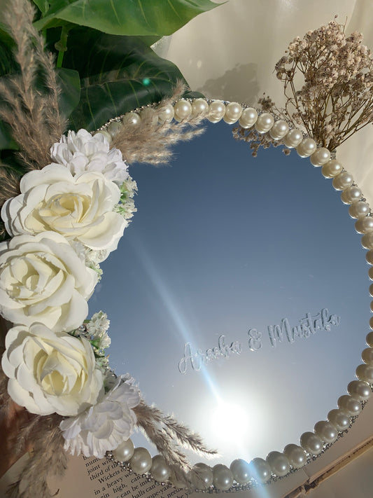Floral mirror