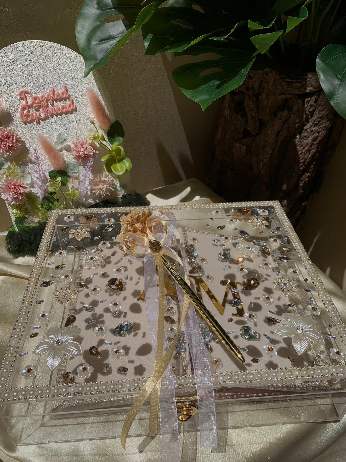 Nikkah booklet with Acrylic box