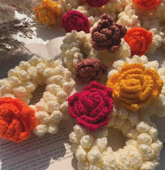 Mehndi theme crochet gajrey