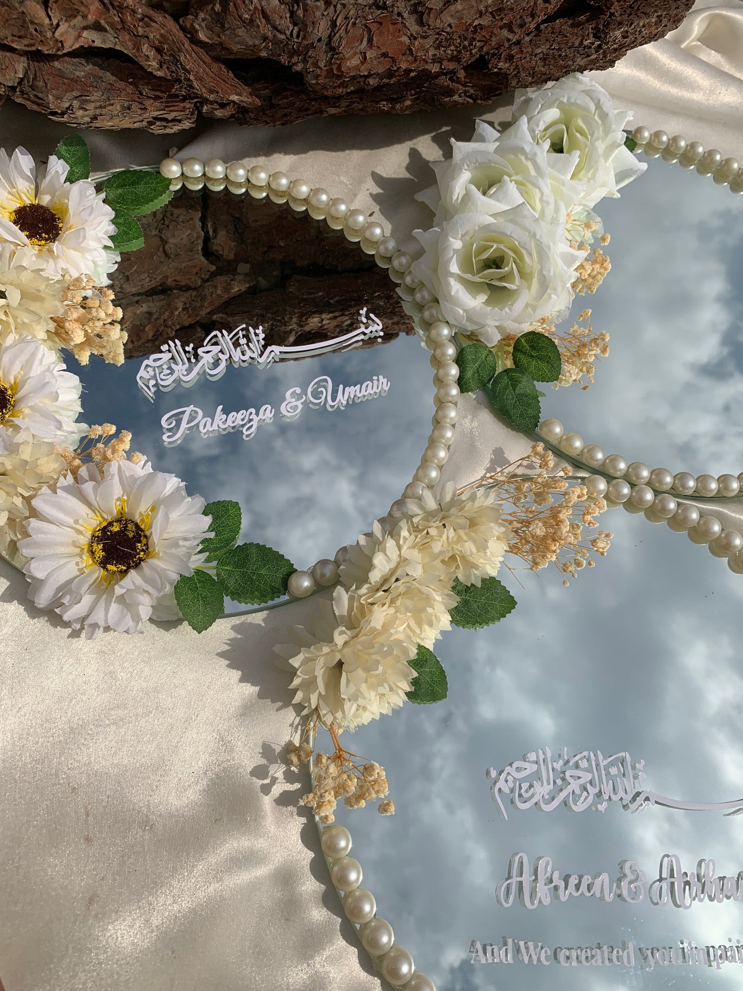 Floral mirrors
