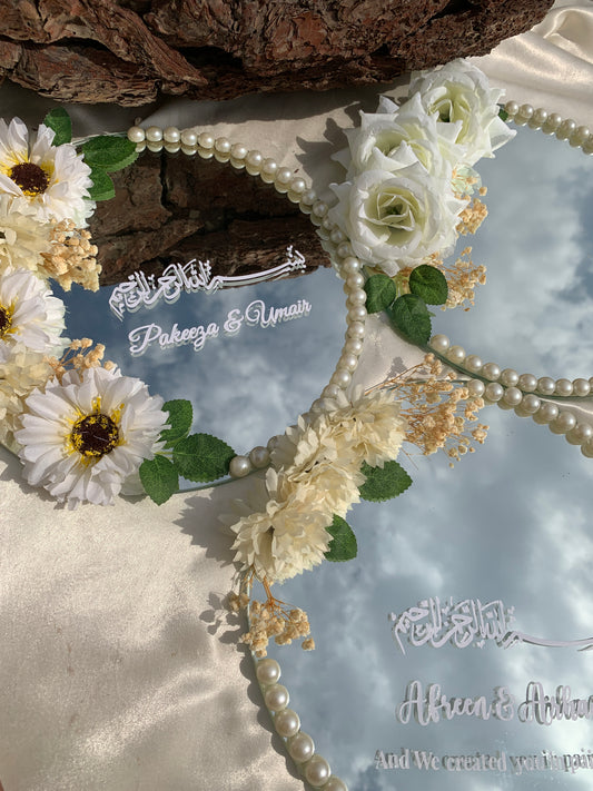 Floral mirrors
