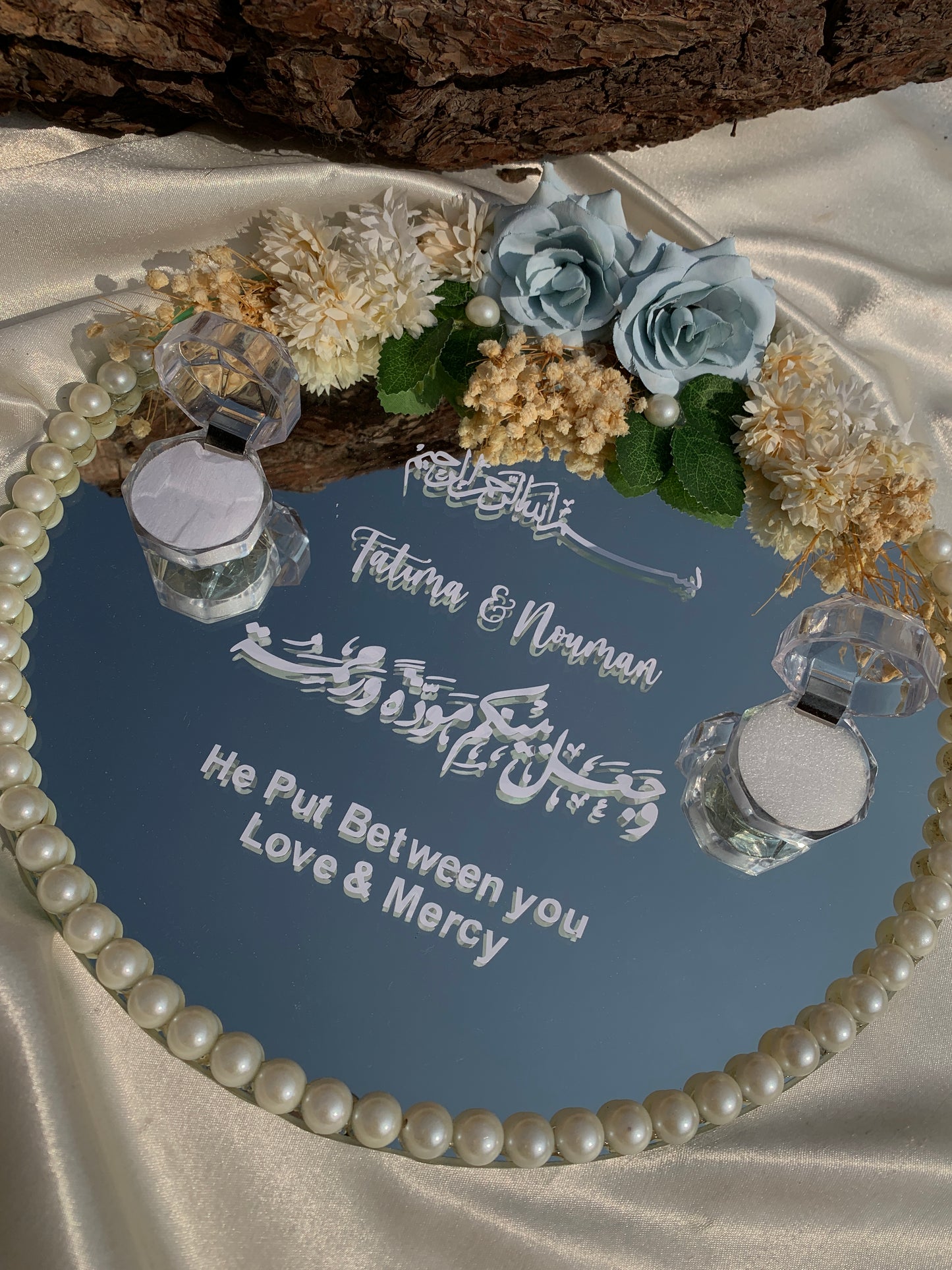 Floral ring tray