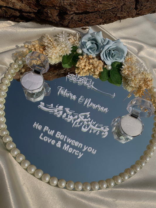 Floral ring tray