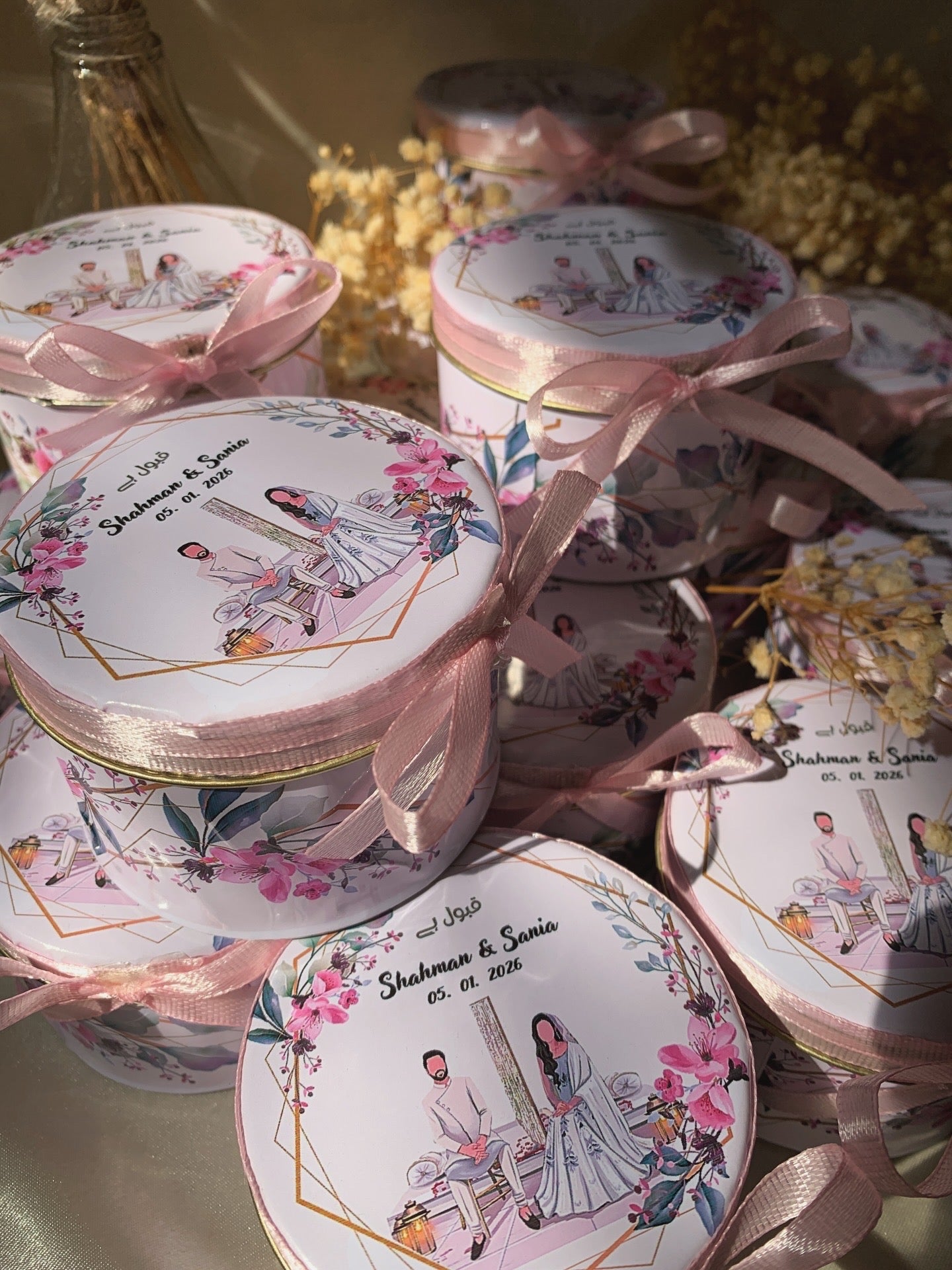 Nikkah bid boxes