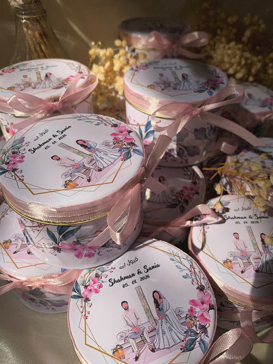 Nikkah bid boxes