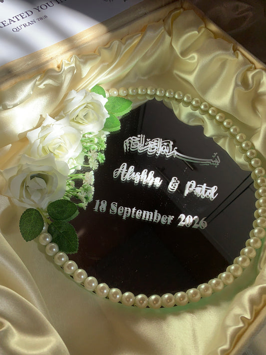 Floral mirror