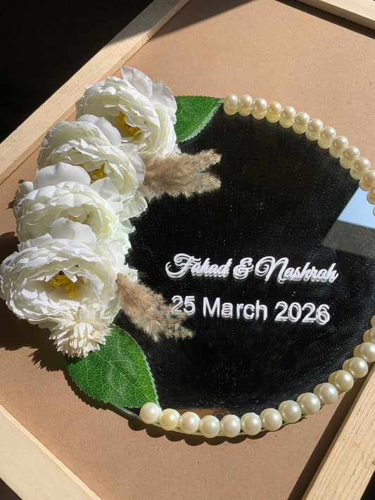 Floral mirror