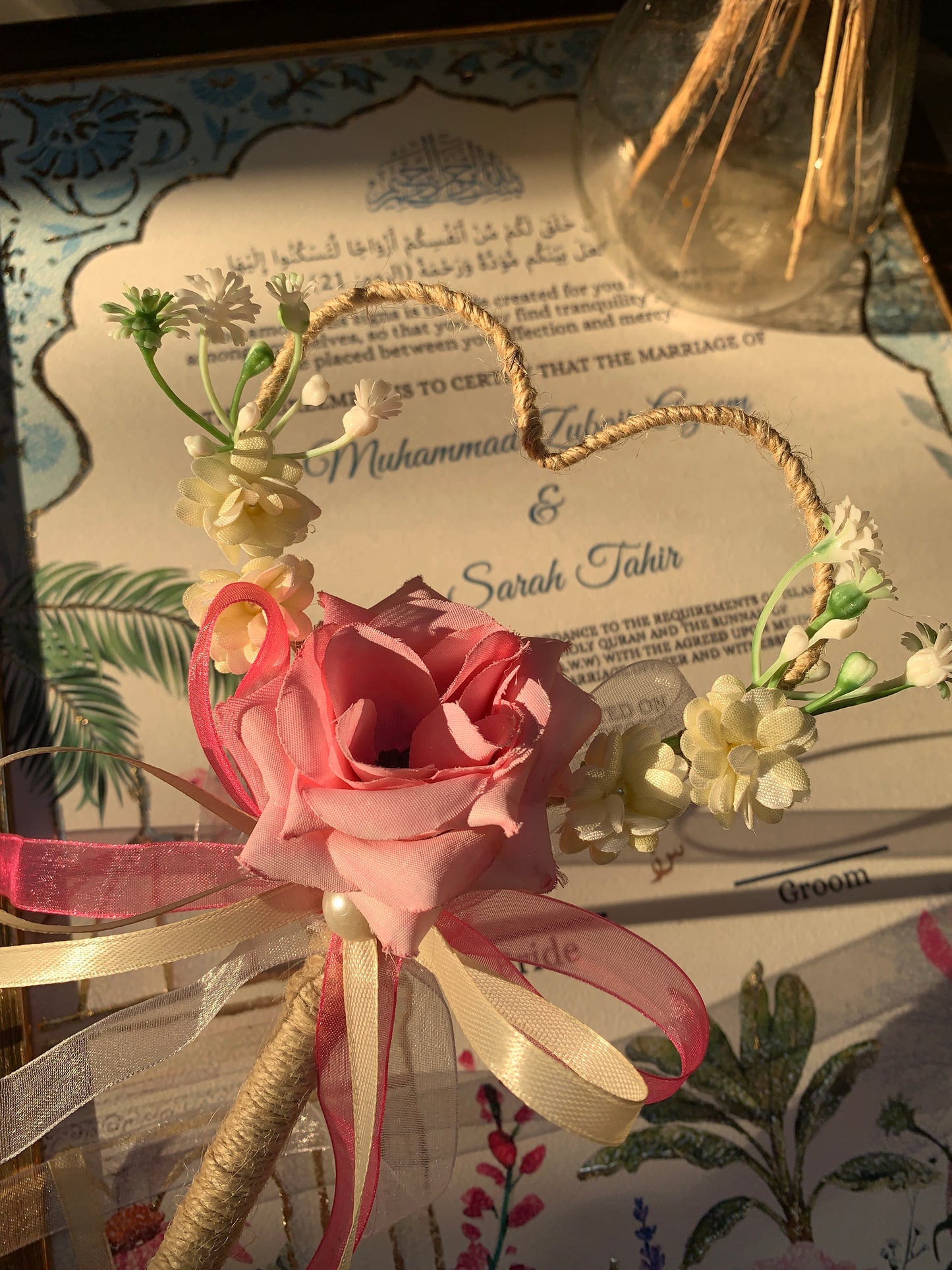 Floral nikkah pen