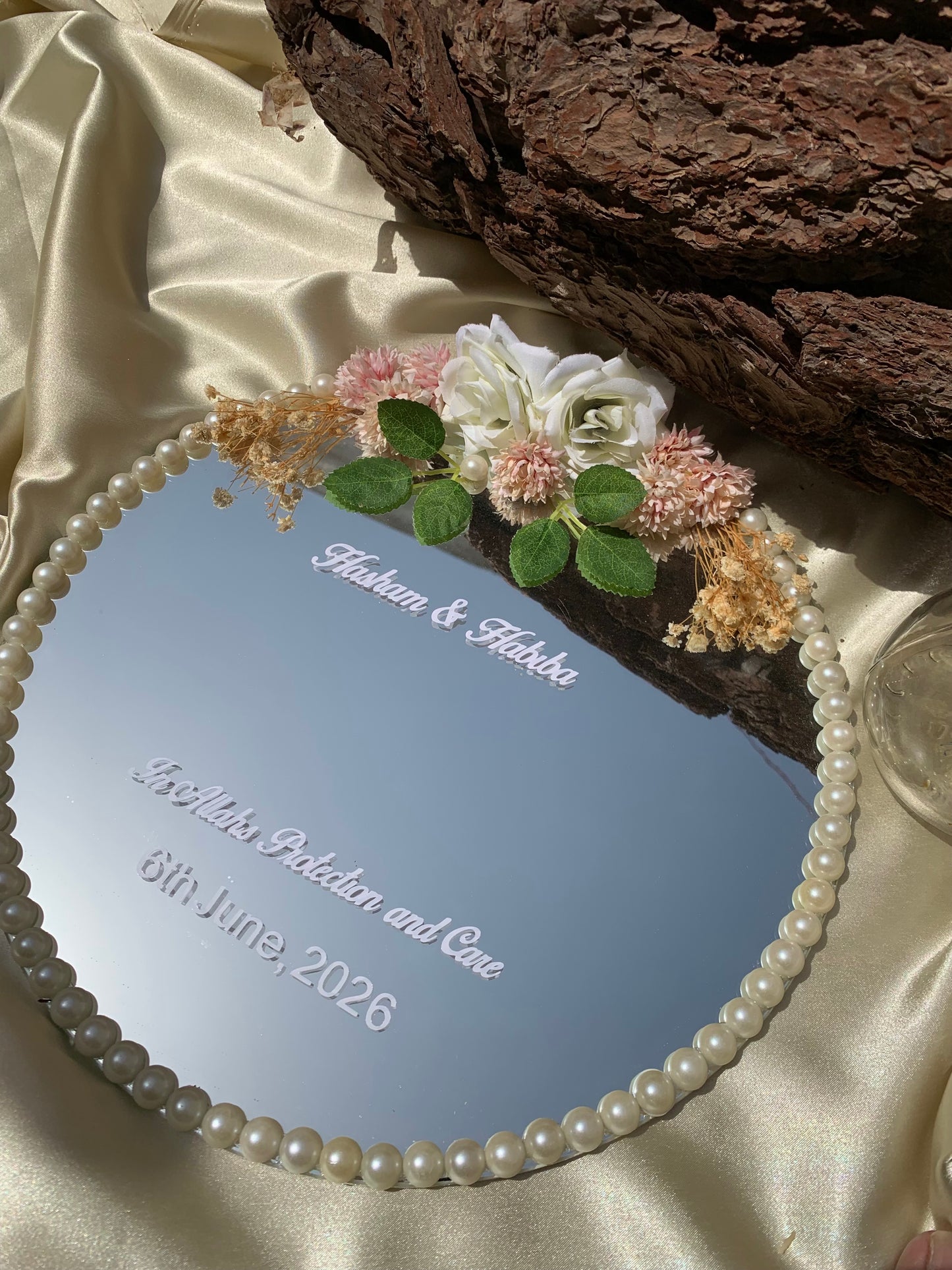 Floral mirror