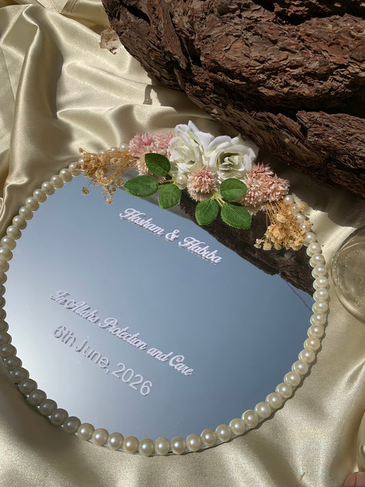 Floral mirror