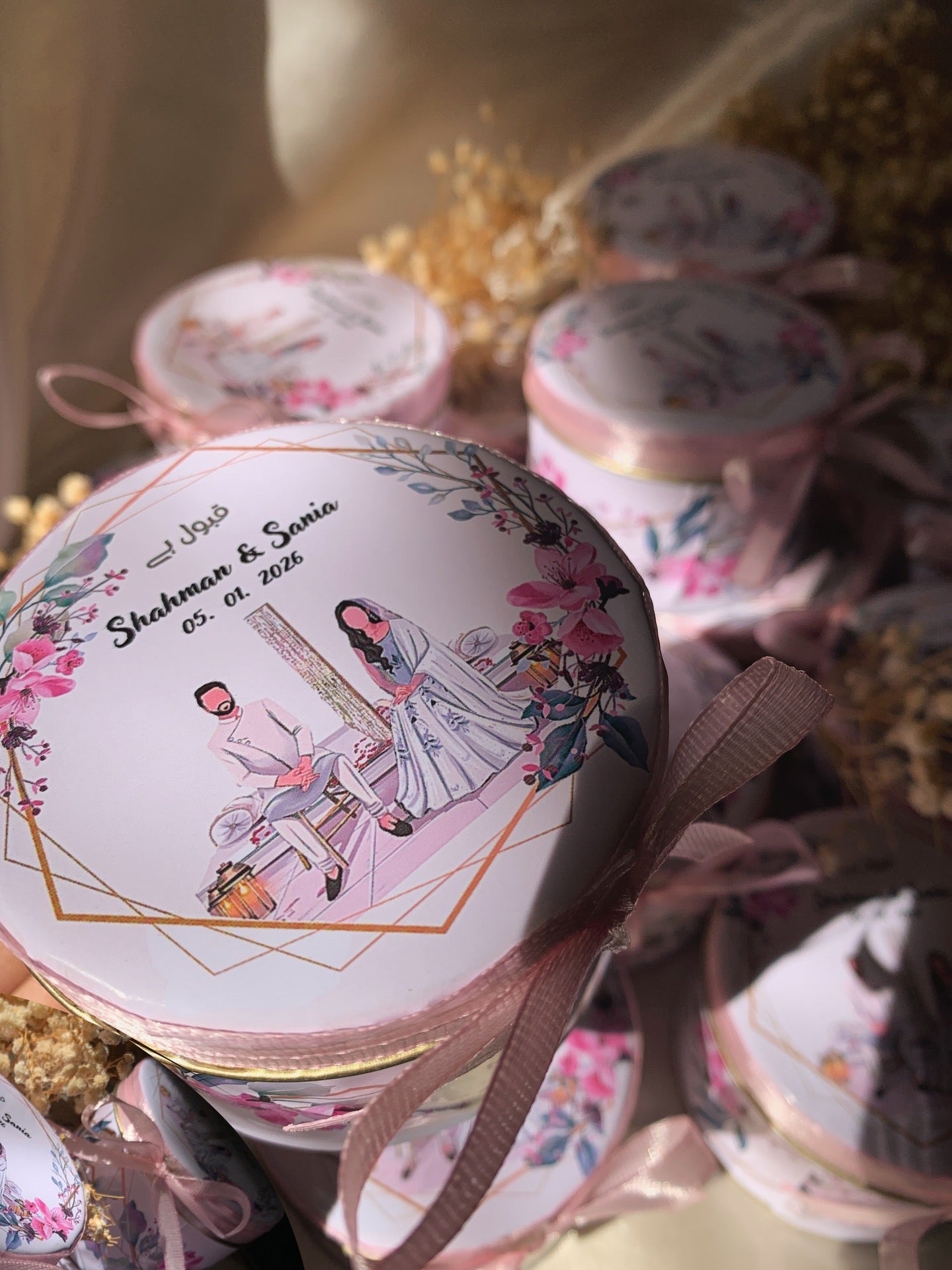 Nikkah bid boxes