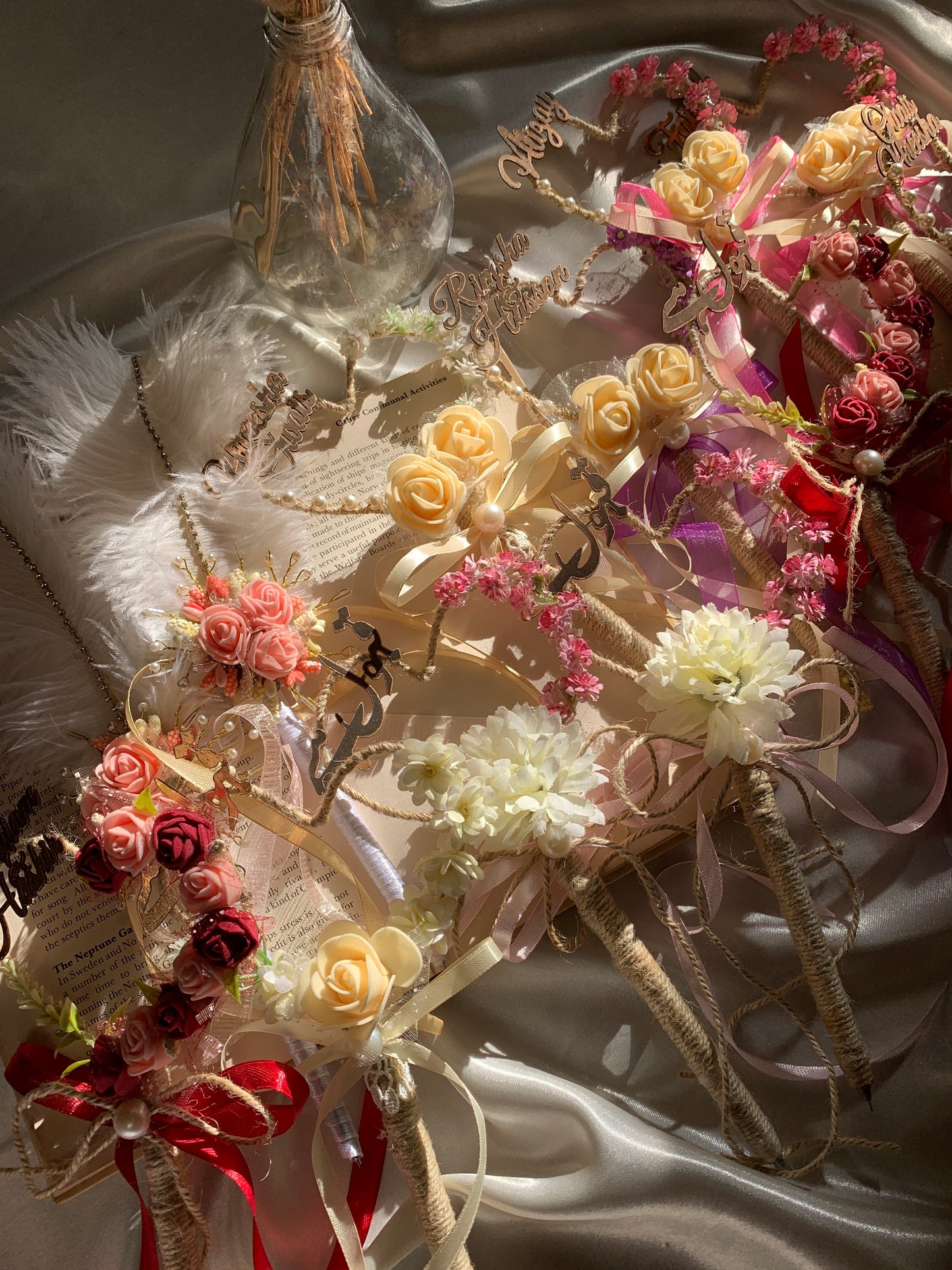 Floral nikkah pens