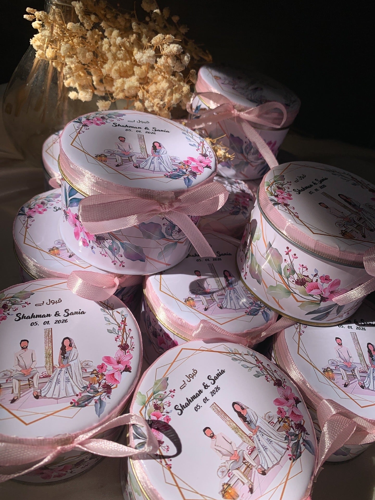 Nikkah bid boxes