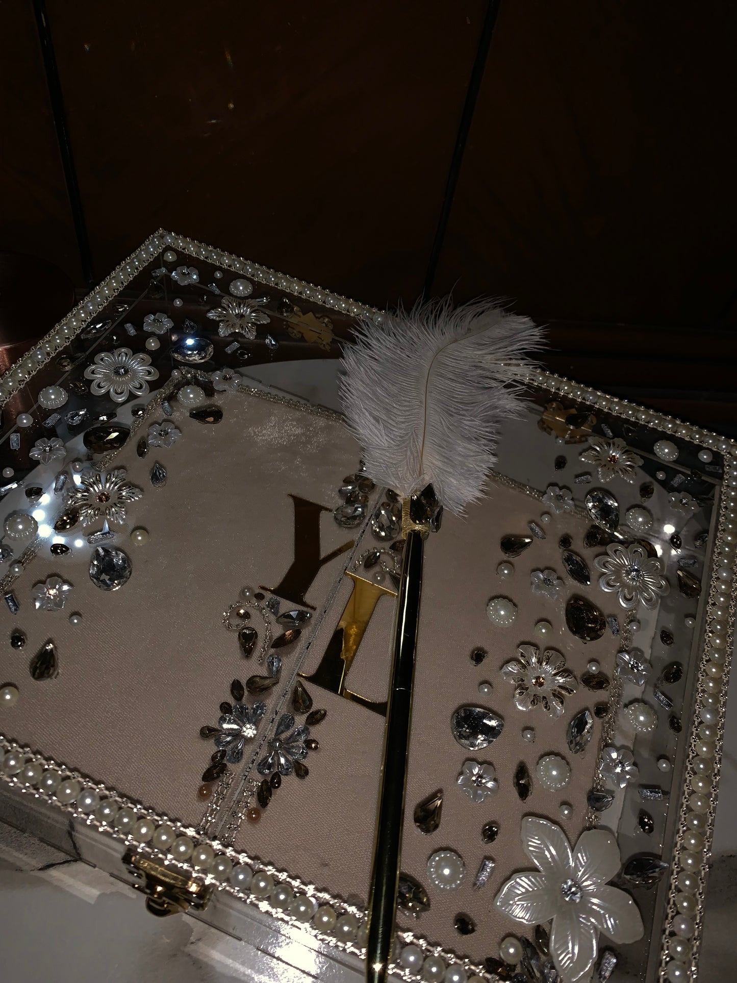Nikkah booklet with acrylic box
