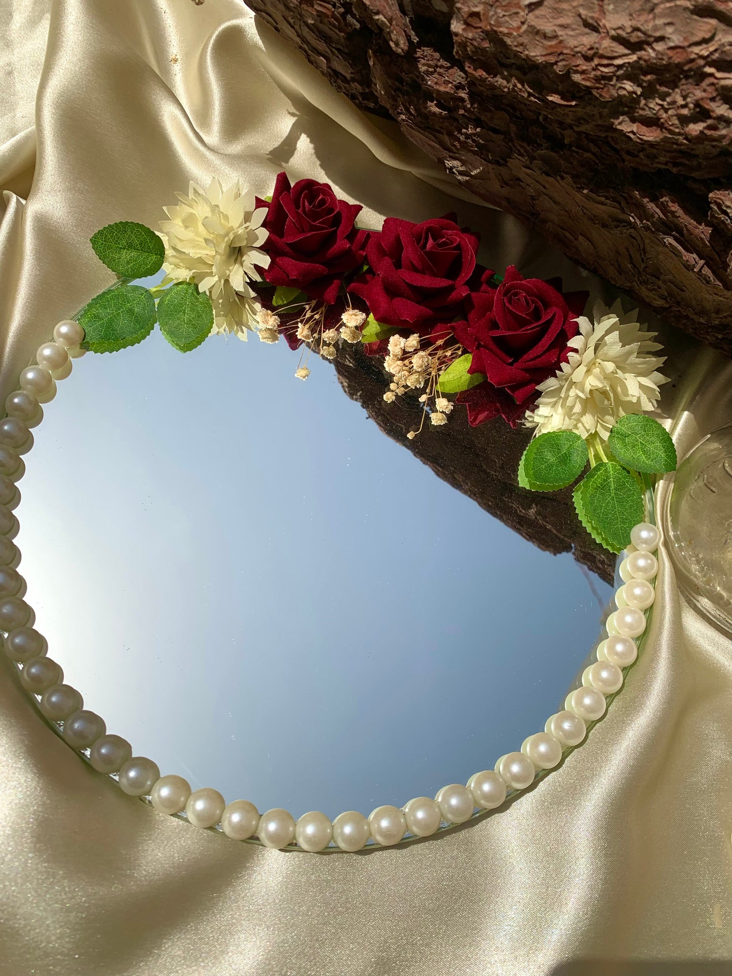 Floral mirror