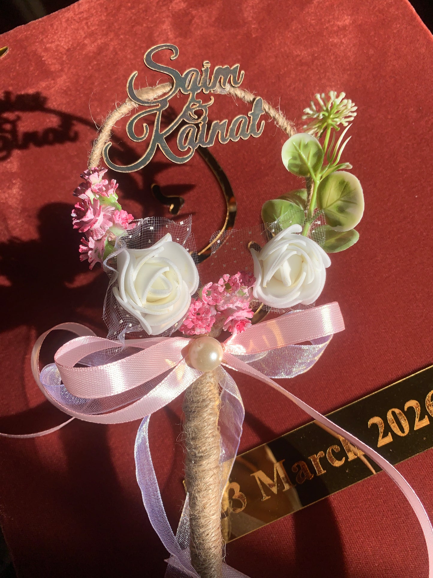 Floral nikkah pen