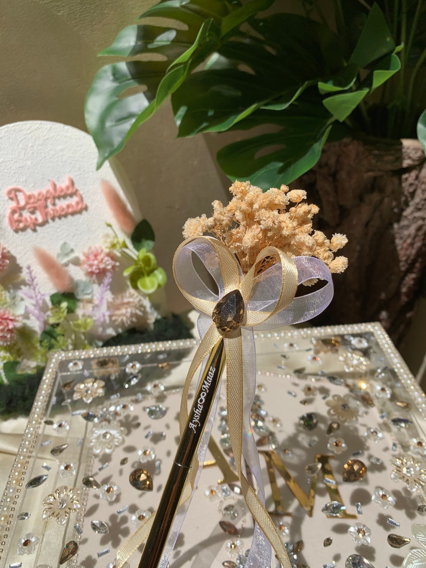 Nikkah booklet with Acrylic box