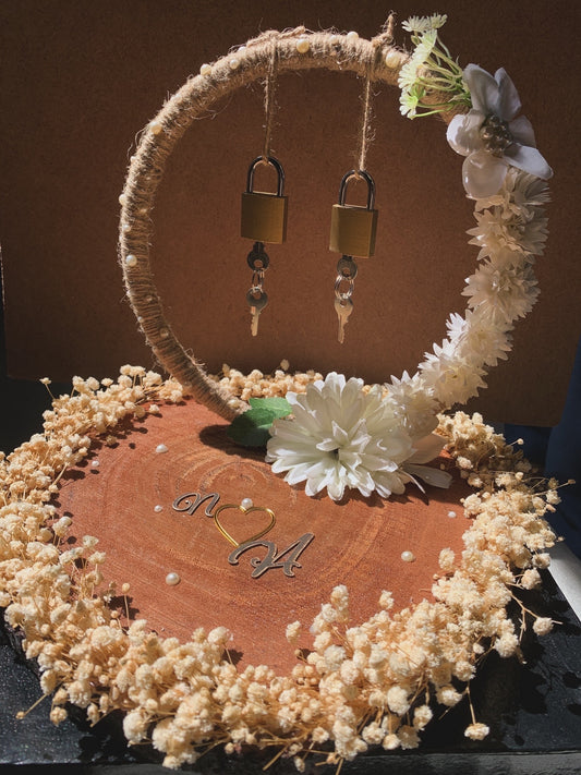 Wooden ring tray
