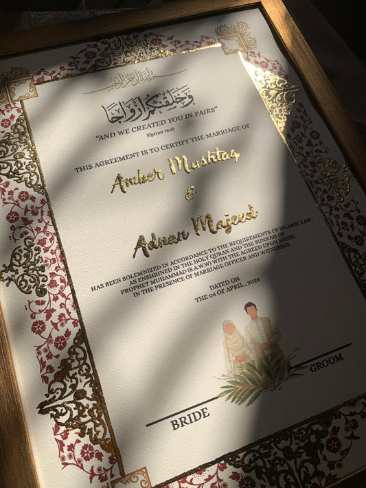Regal Vows Nikkahnama