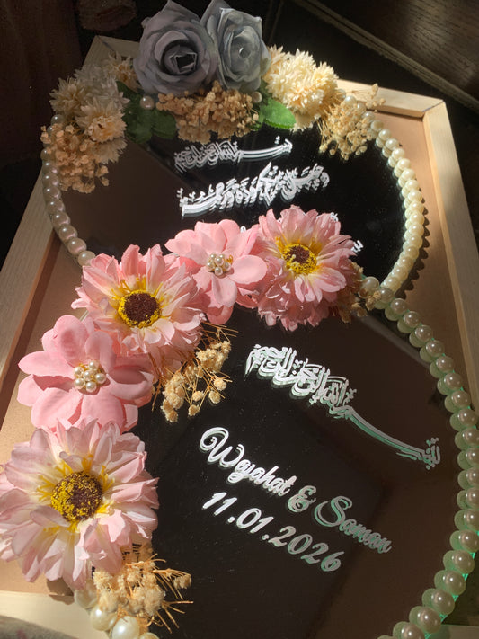 Floral mirror