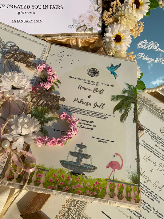 Pakeeza Nikkah booklet