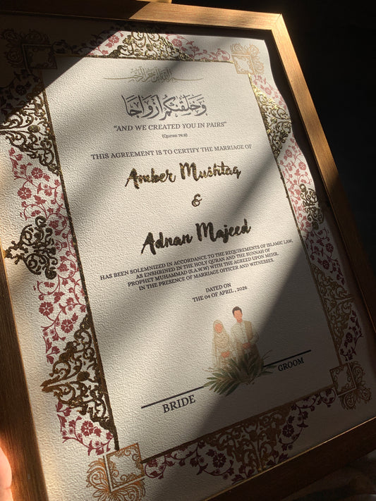 Regal Vows Nikkahnama