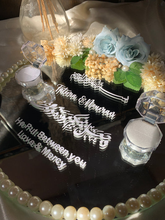 Floral ring tray