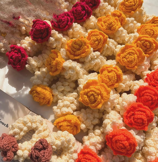 Mehndi theme crochet gajrey