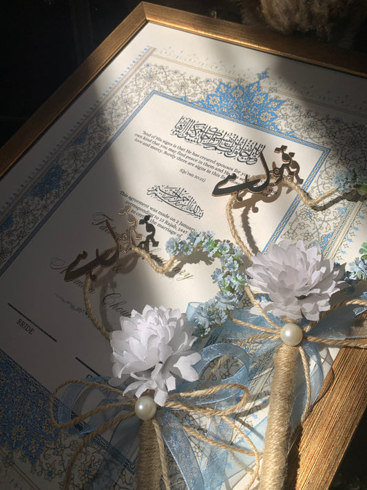 Floral nikkah pen
