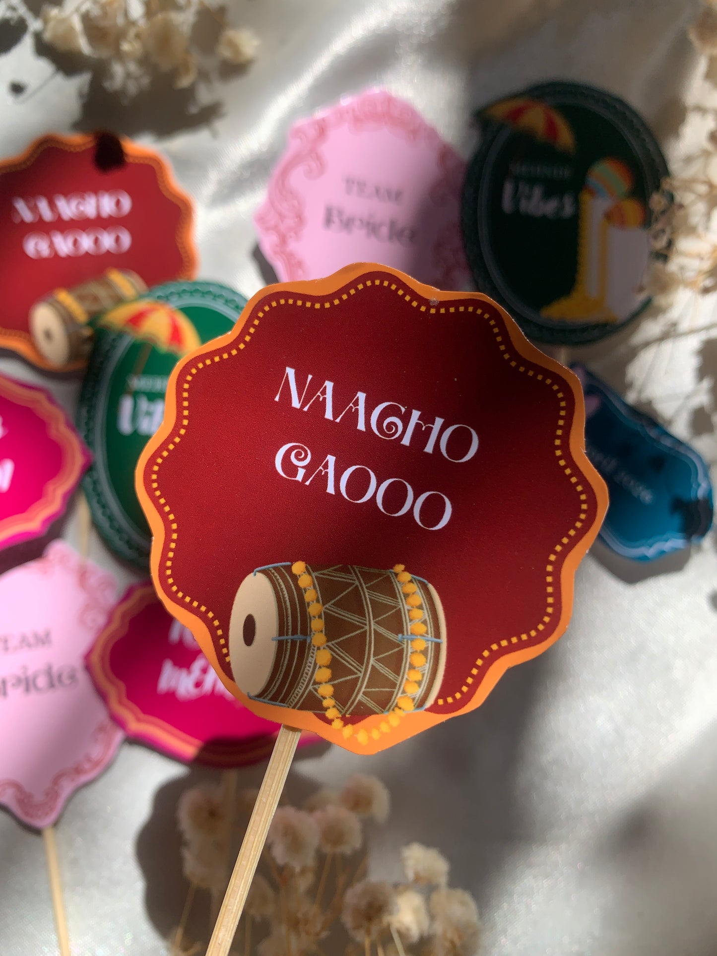 Mehndi mithai toppers