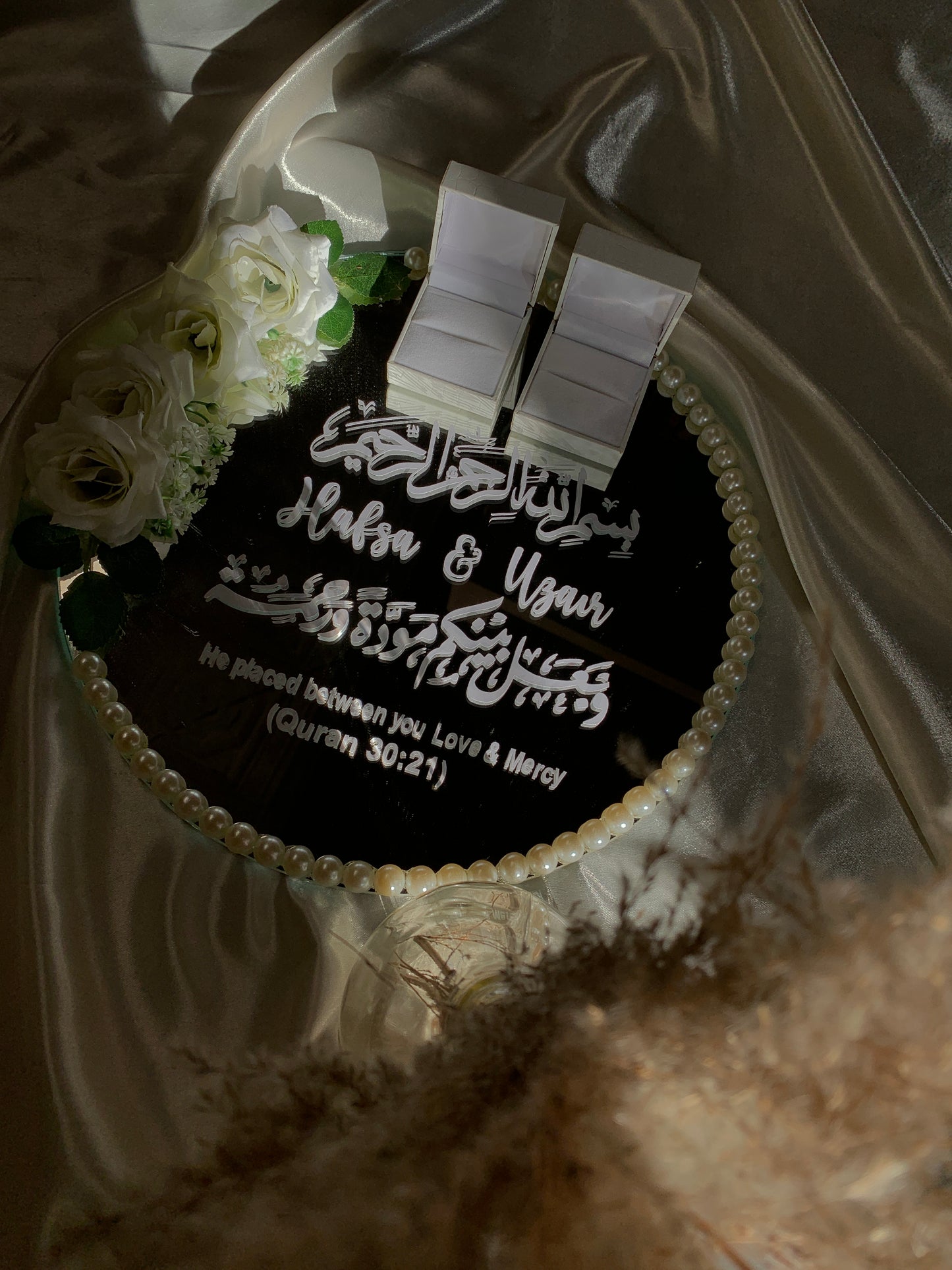 Floral ring tray