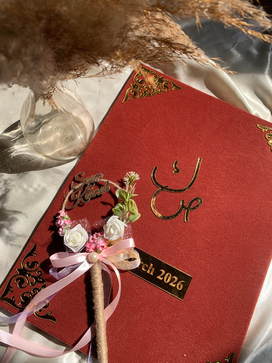 Velvet Nikkah booklet