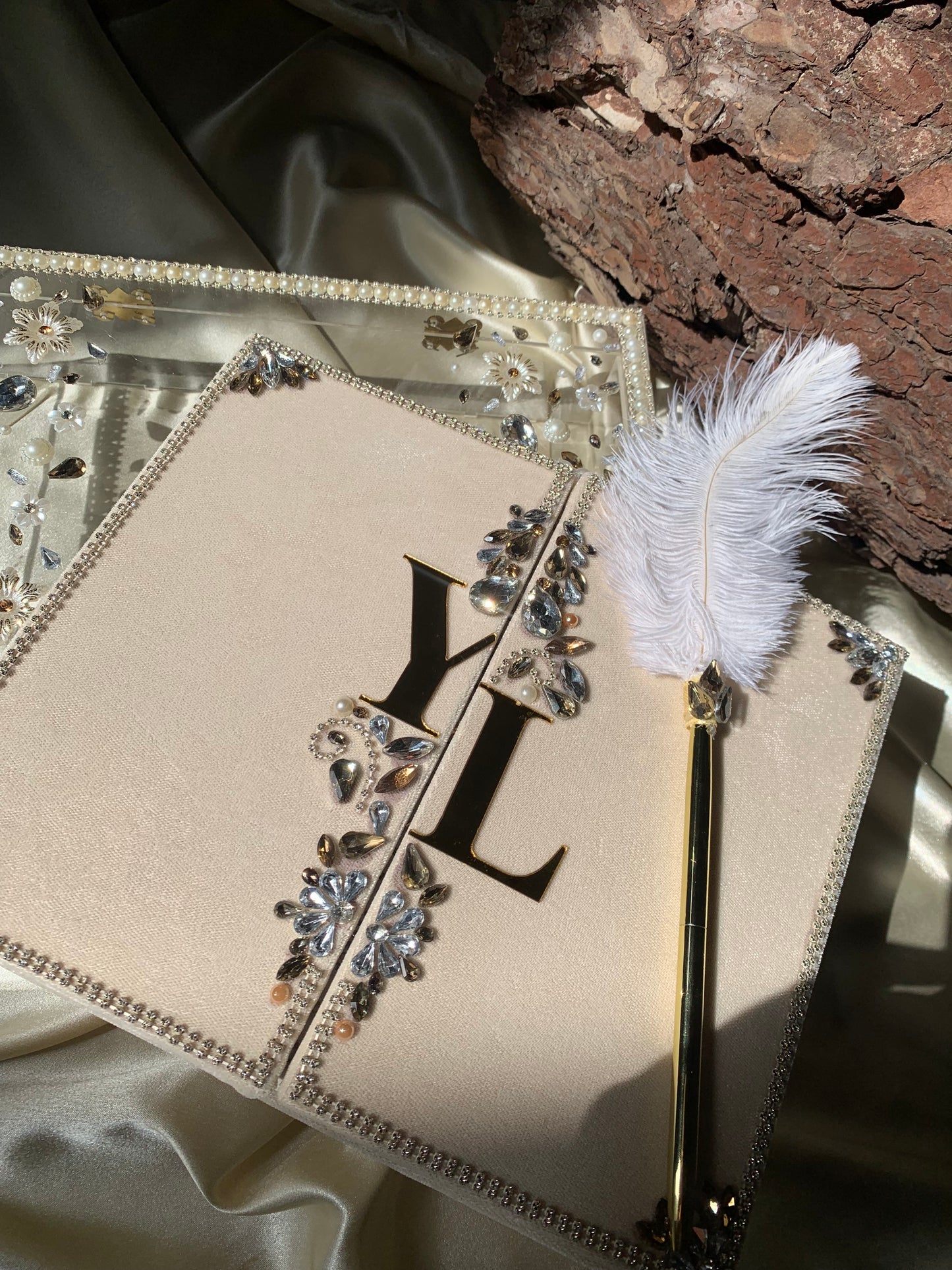 Nikkah booklet with acrylic box