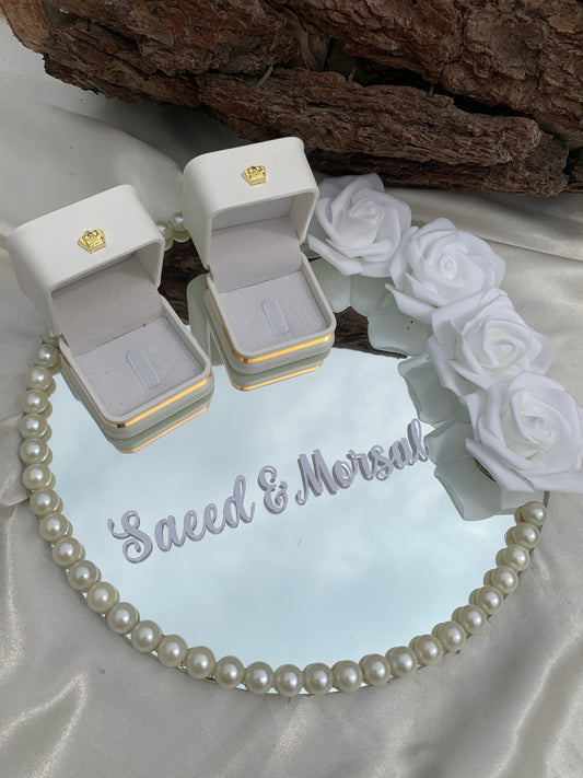 Floral ring tray